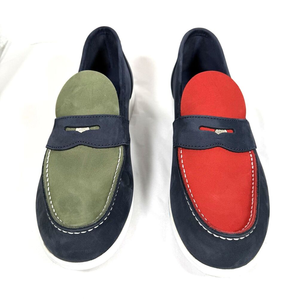 Aurlandskoen Aurland Men’s Size 11.5 Multi-color Leather Slip-on Penny Loafers